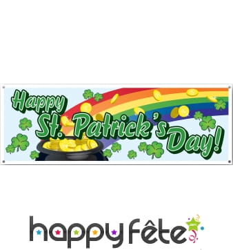 Banderole Happy Saint-Patrick's Day