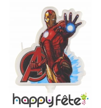 Bougie Iron Man, Avengers de 9cm