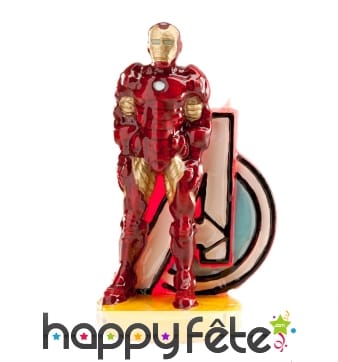 Bougie Iron Man décorative