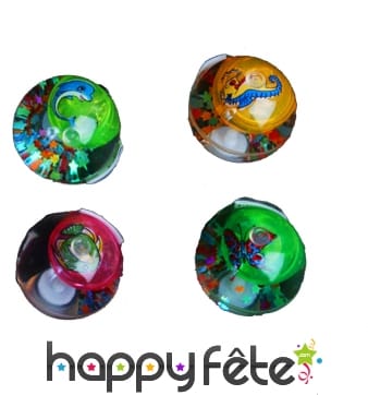 Balle lumineuse avec animal flottant