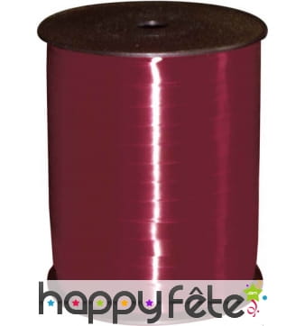 Bolduc lisse bordeaux