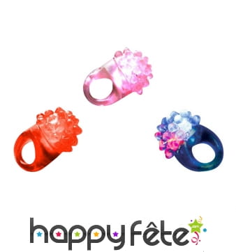 Bague LED en plastique mou