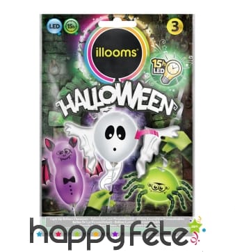 Ballons led halloween fantôme