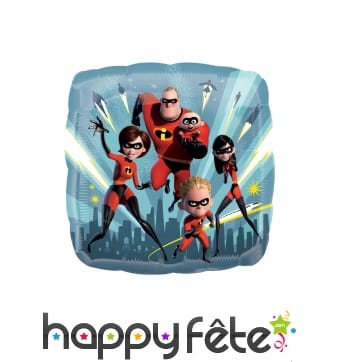 Ballon Les Indestructibles à l'action carré, 23 cm