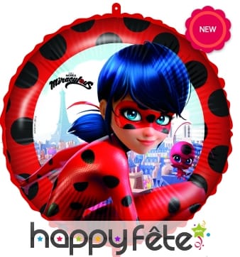 Ballon Ladybug rond de 46cm