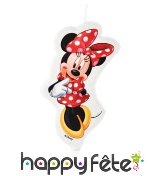 Bougie Minnie de 9cm