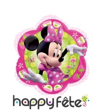 Ballon Minnie en forme de fleur de 46 cm