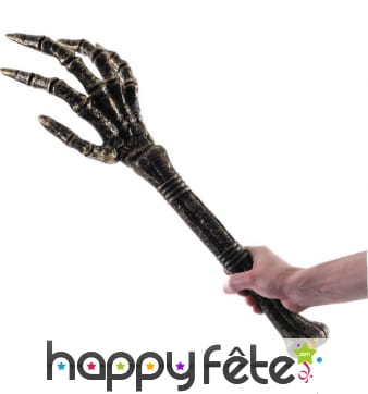 Bâton main squelette de 66cm