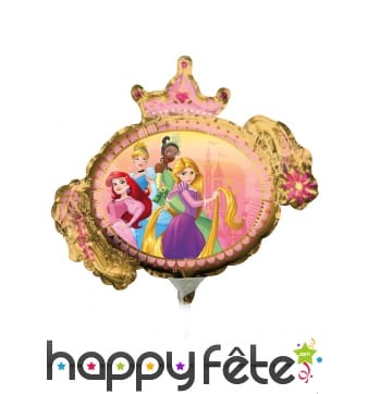 Ballon Princesses Disney recto verso de 23 cm