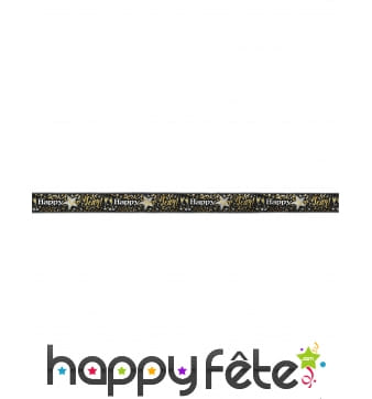 Bannière pour Nouvel An en aluminium scintillant