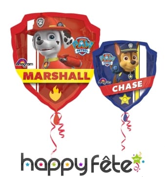 Ballon pat patrouille, marshall ou chase