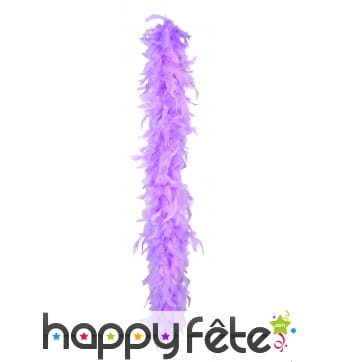 Boa plumes parmes 180 cm