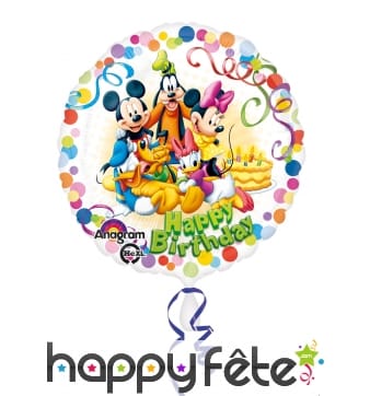 Ballon rond de Mickey and friends de 43 cm