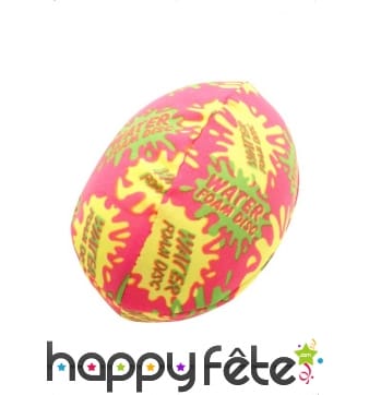 Balle rugby eau