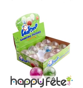 Balles rebondissantes lumineuses