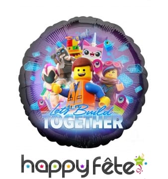 Ballon rond Lego La Grande Aventure de 43 cm