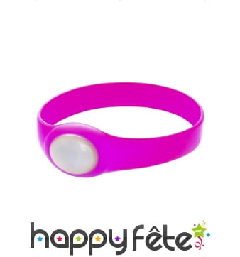 Bracelet rose lumineux