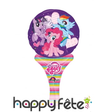 Ballon raquette My Little Pony, 15 x 30 cm