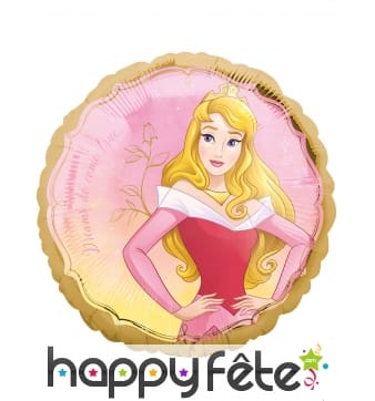 Ballon rond Princesse Aurore de 43 cm