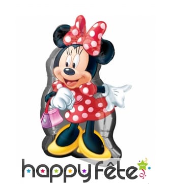 Ballon silhouette de Minnie Mouse, 48 x 81 cm