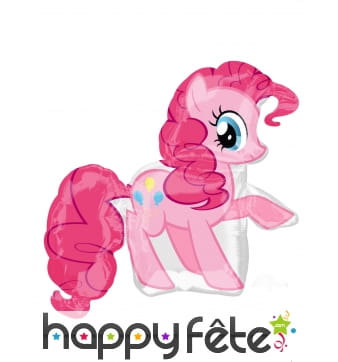 Ballon silhouette de Pinkie Pie rose de 71cm