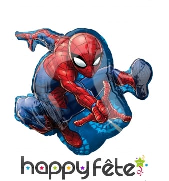 Ballon silhouette de Spiderman de 43 x 73cm