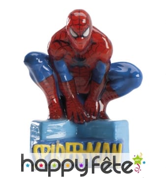 Bougie Spiderman décorative