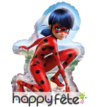 Ballon silhouette Ladybug, 41 X 58 cm