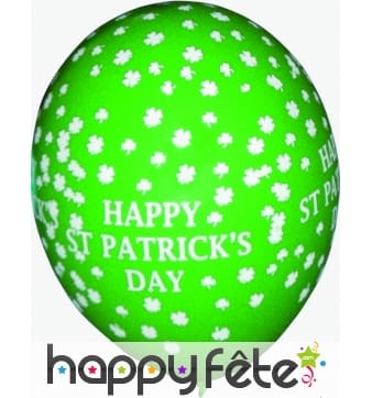 Ballons saint patrick's