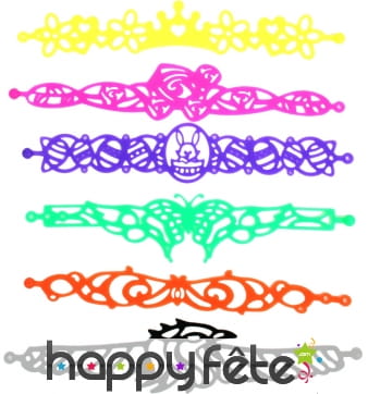 Bracelet silicone tatou assorti