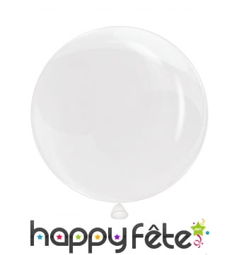 Ballon translucide "bulles"