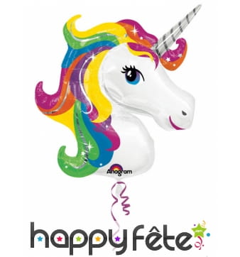 Ballon tête de Licorne de 85cm