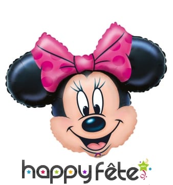 Ballon tête de Minnie Mouse