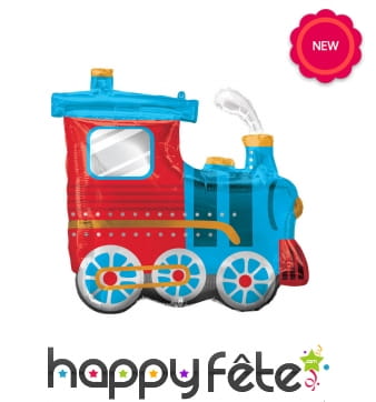 Ballon train en alu de 63cm