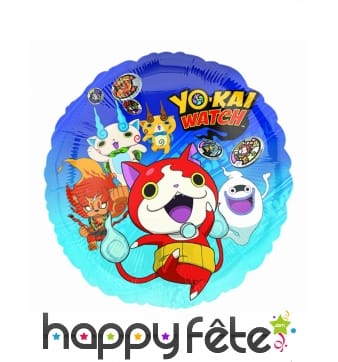 Ballon Yo Kai Watch rond de 43cm