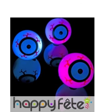 Balles yeux monstres lumineuses