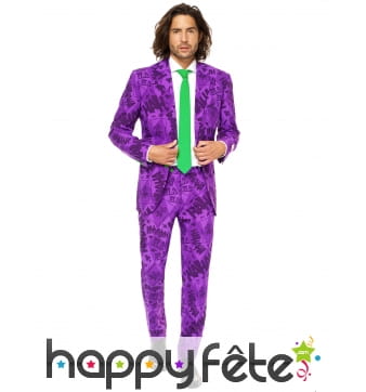 Costume 3 pièces violet du Joker