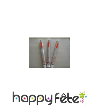 Canon à confettis et serpentins argentés