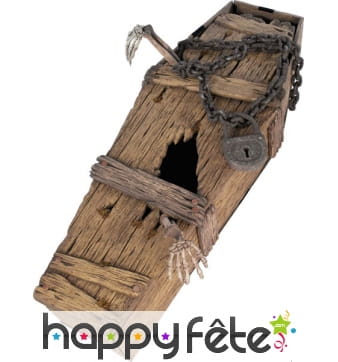 Cercueil avec chaine