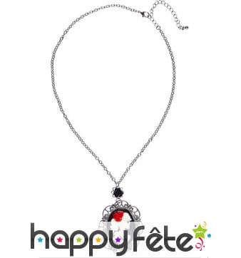 Collier avec camée Dia de los muertos