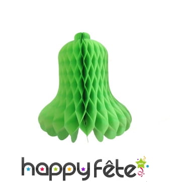 Cloche anis en papier alvéolé, 36cm