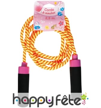 Corde à sauter fluo de 2.5 m