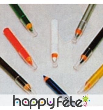 Crayon bois couleur bleu