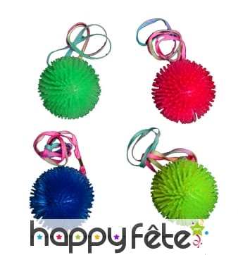 Collier balle lumineuse de 6cm