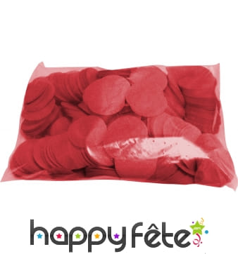 Confettis bordeaux rond