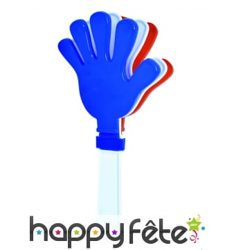 Clap clap bleu blanc rouge