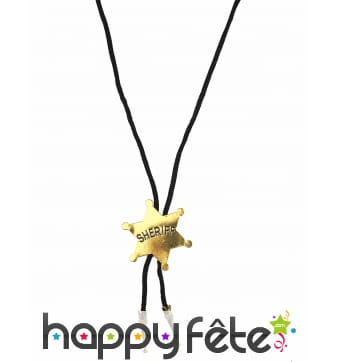 Collier cravate de shériff