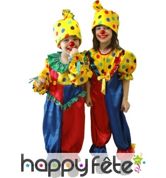 Costume clown fufu garçon