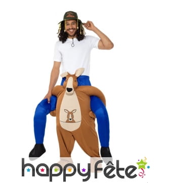 Costume carry me de kangourou pour adulte