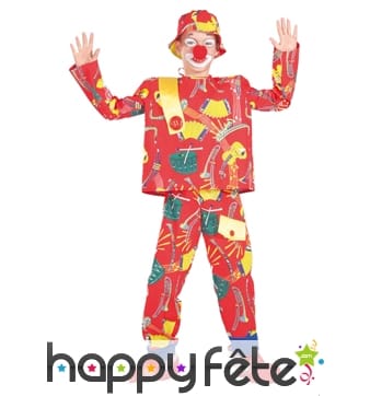 Costume clown musique enfant
